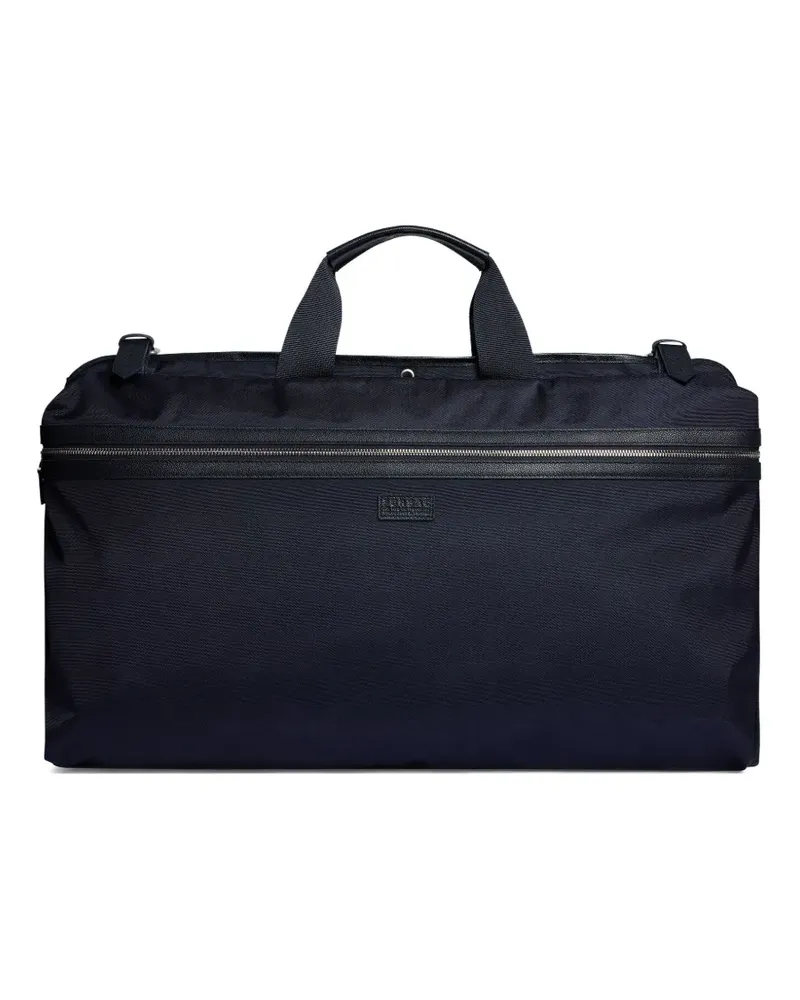 FURSAC Anzugtasche mit Lederbesatz - Blau Blau