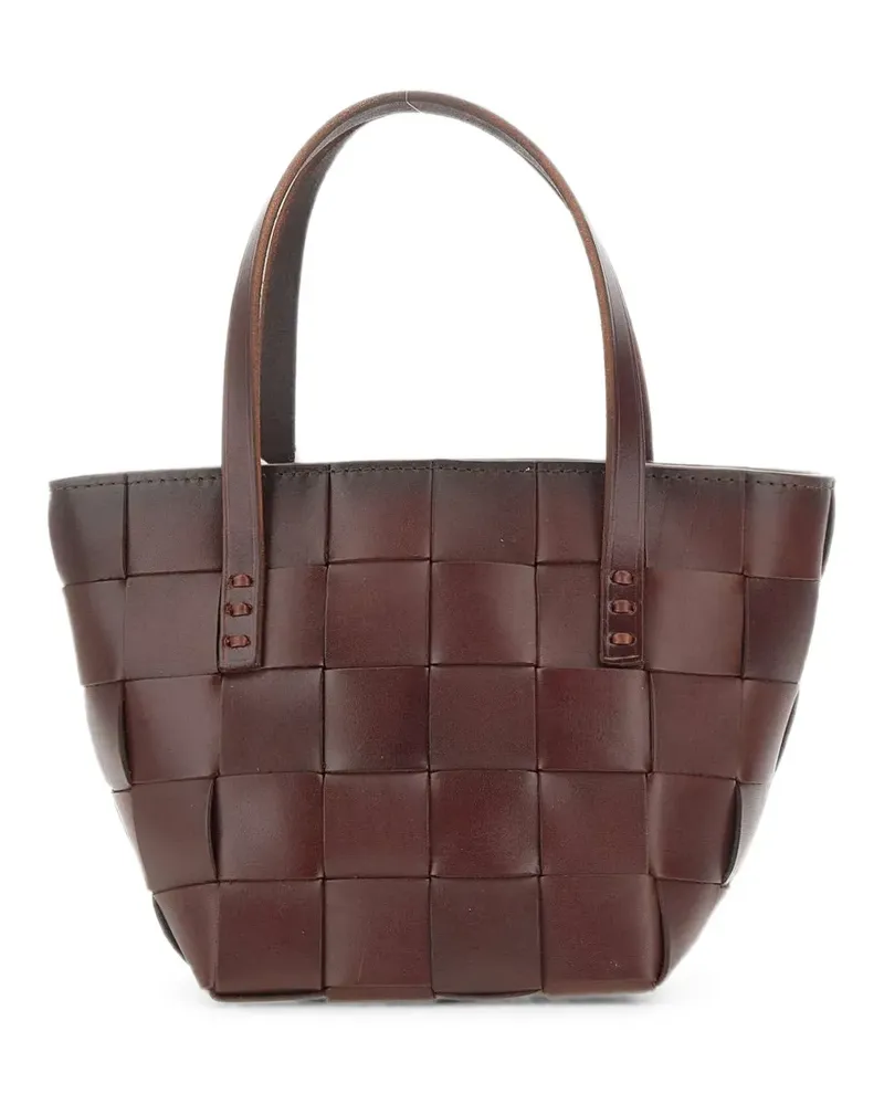 Dragon Diffusion Mini Tote Bag aus Leder - Braun Braun