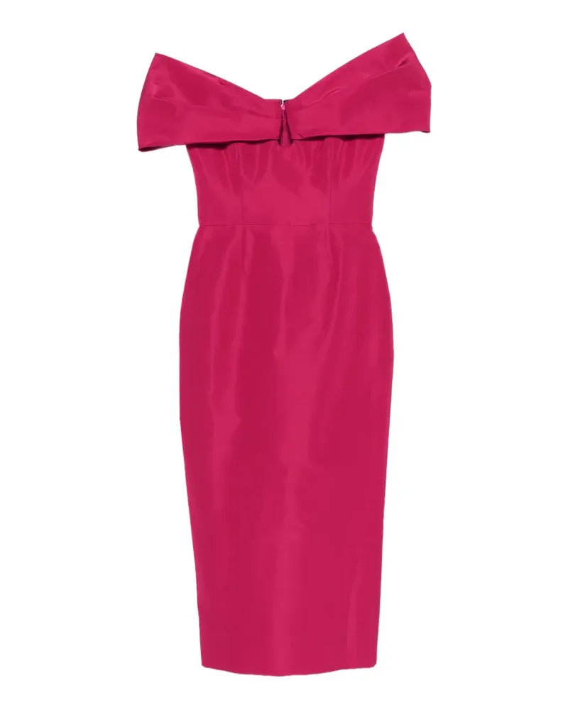 Carolina Herrera New York Schulterfreies Midikleid - Rosa Rosa