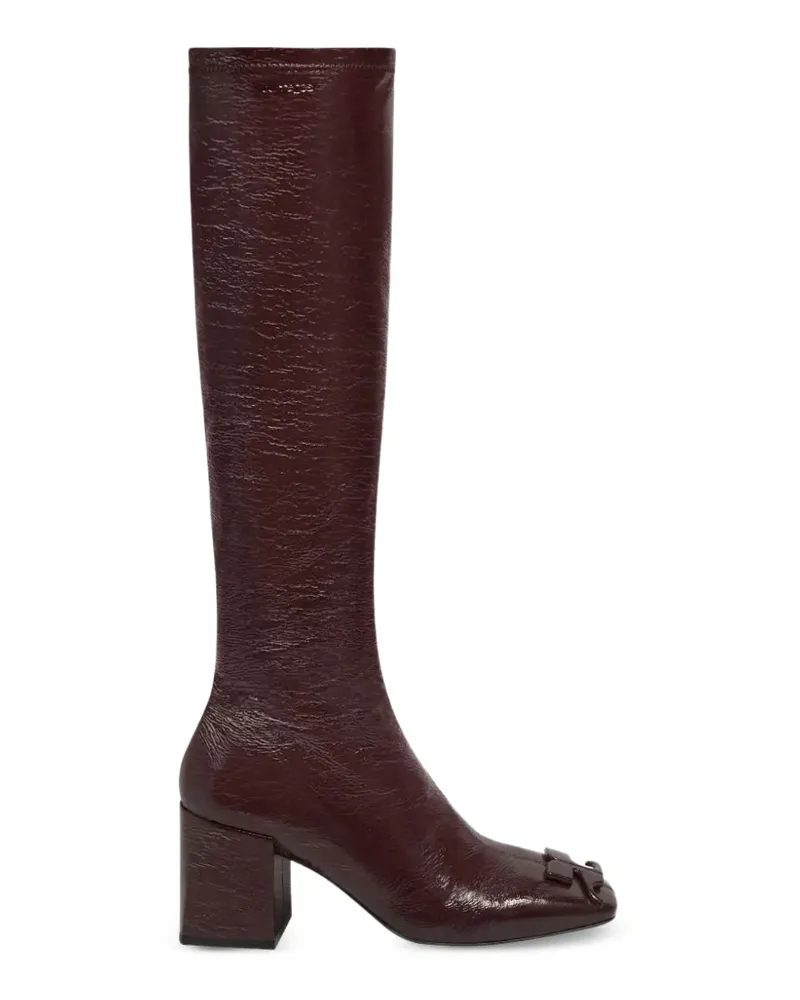 Courrèges Stiefel mit Logo-Patch - Rot Rot