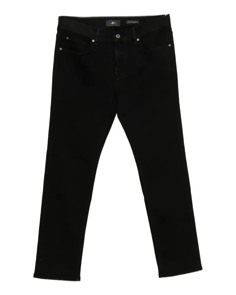 7 for all mankind straight-leg jeans - Schwarz Schwarz