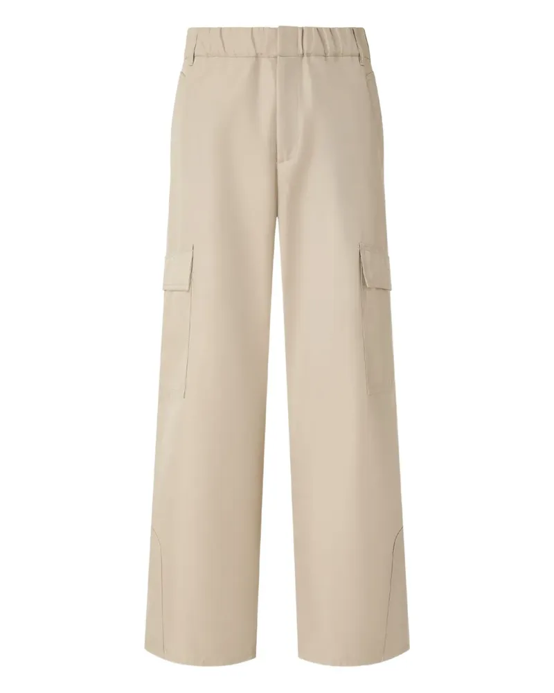 Ferrari Q-Cycle® elastic-waist cargo pants - Nude Nude