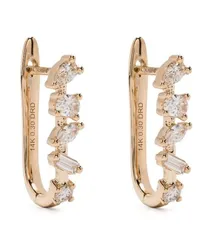 Dana Rebecca Designs 14kt Alexa Jordyn Gelbgoldcreolen mit Diamanten Gold