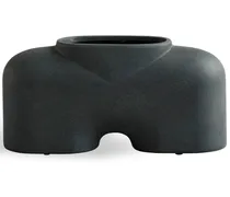Mittelgroße Cobra Fat Vase - Schwarz