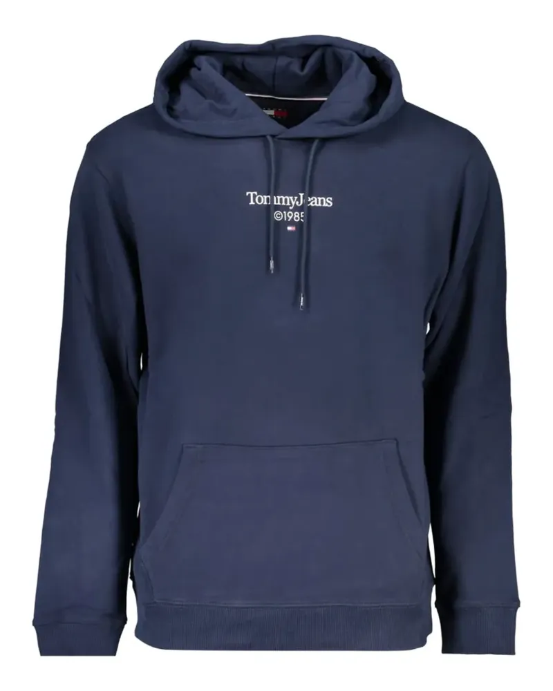 Tommy Hilfiger logo-print hoodie - Blau Blau