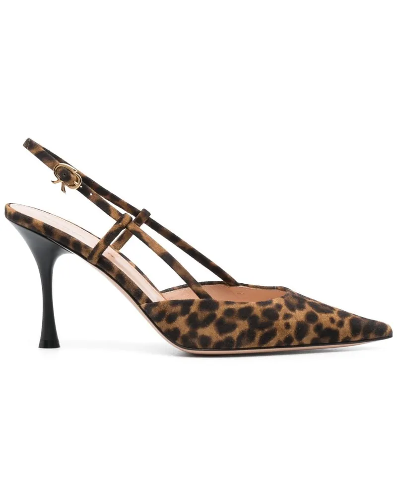 Gianvito Rossi Ascent Slingback-Pumps 90mm - Braun Braun