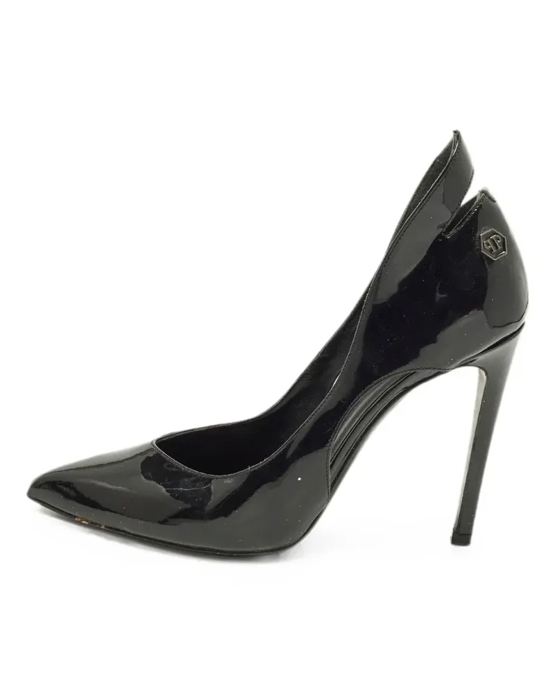 Philipp Plein cut-out pointed-toe pumps - Schwarz Schwarz