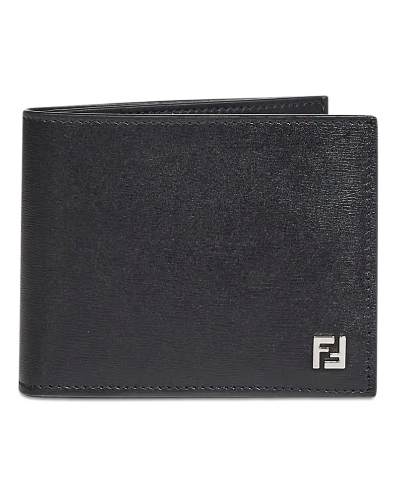 Fendi squared metal wallet - Schwarz Schwarz