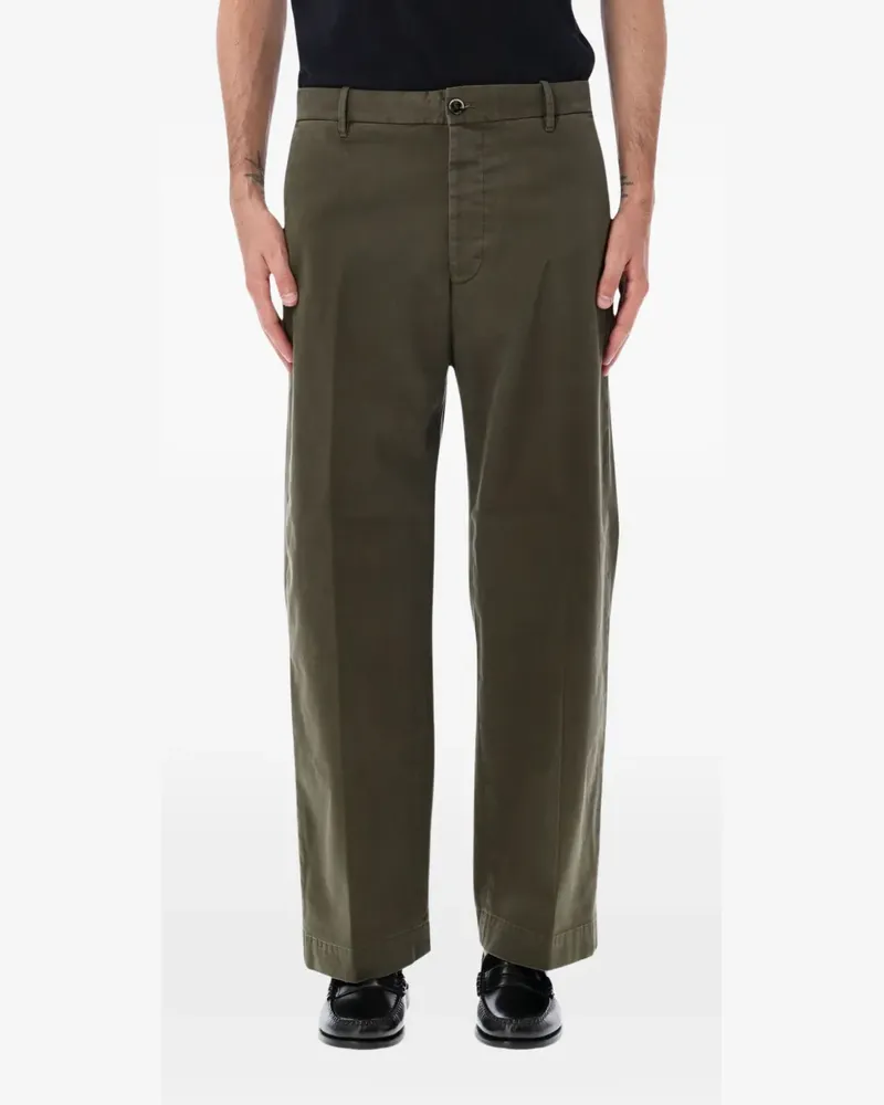 nine:inthe:morning Apollon straight-leg trousers - Grün Grün