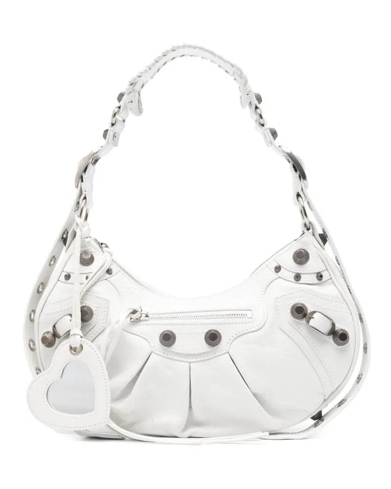Balenciaga Le Cagole Schultertasche - Weiß Weiß