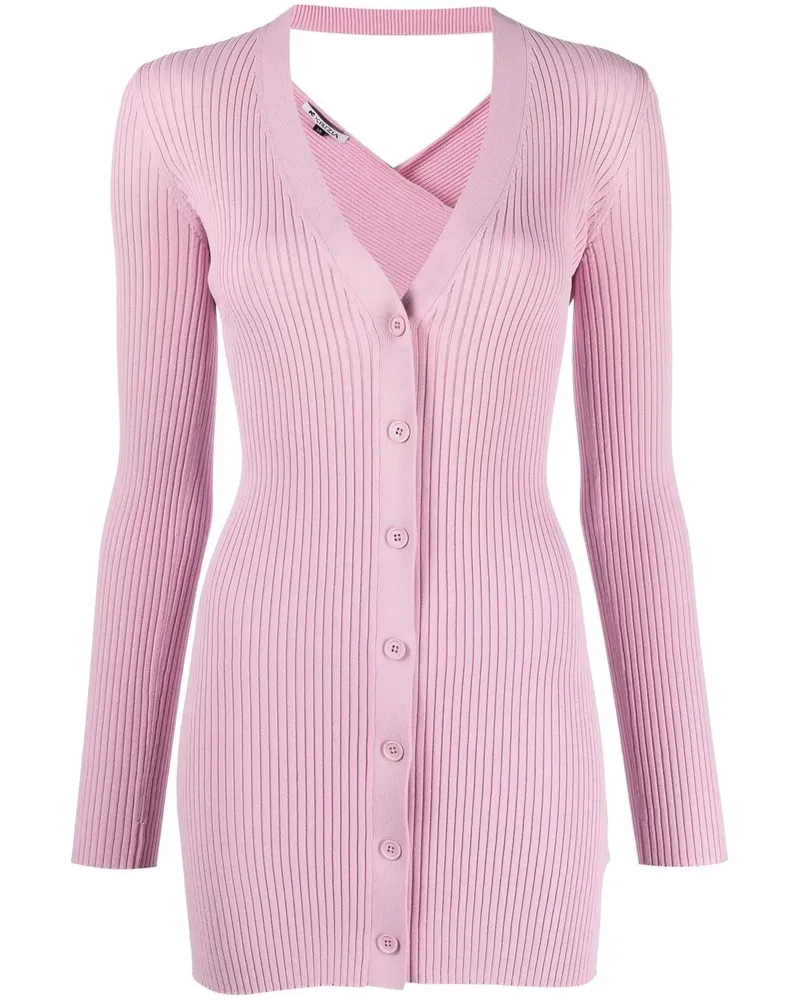KRIZIA Cardigan mit gekreuzten Rückenträgern - Rosa Rosa