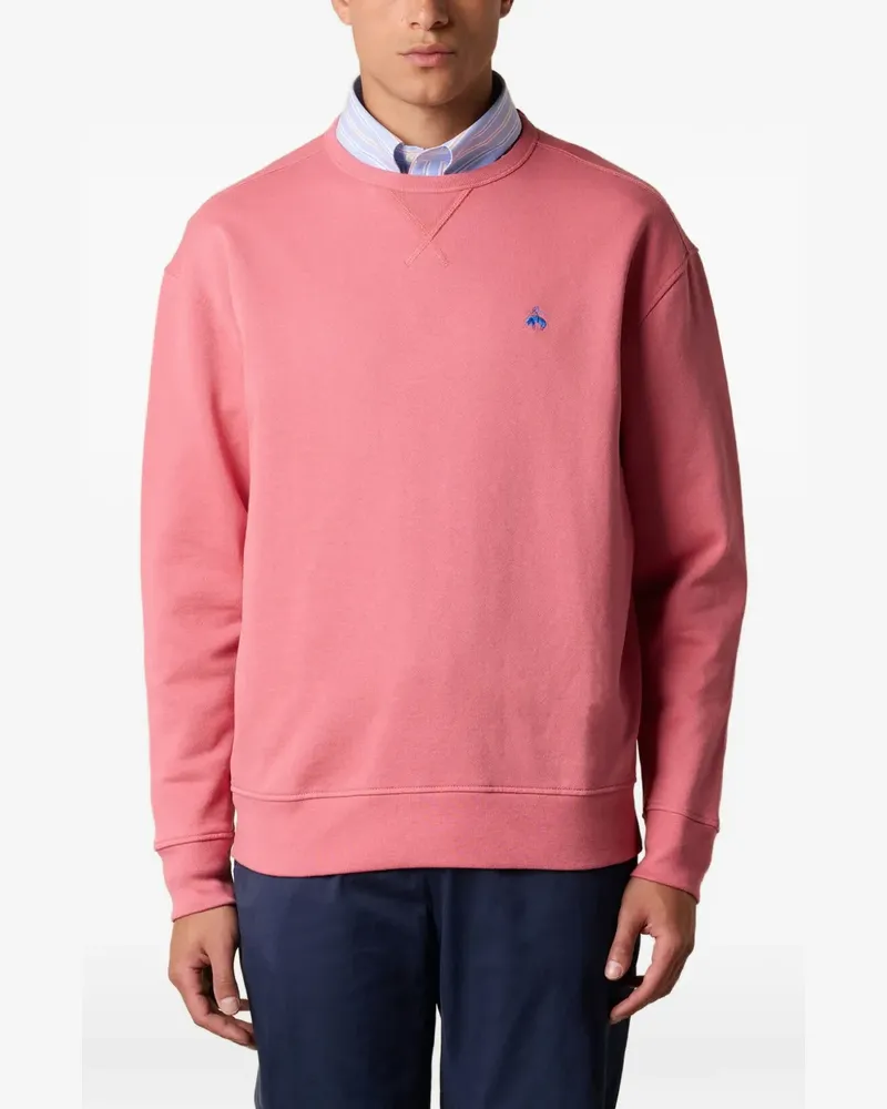 Brooks Brothers Sweatshirt mit Logo-Stickerei - Rosa Rosa