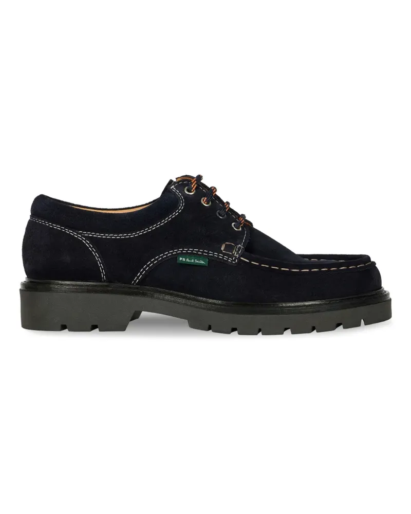 Paul Smith contrast-stitch boat shoes - Blau Blau