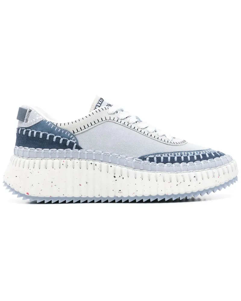 Chloé Nama Slip-On-Sneakers - Blau Blau
