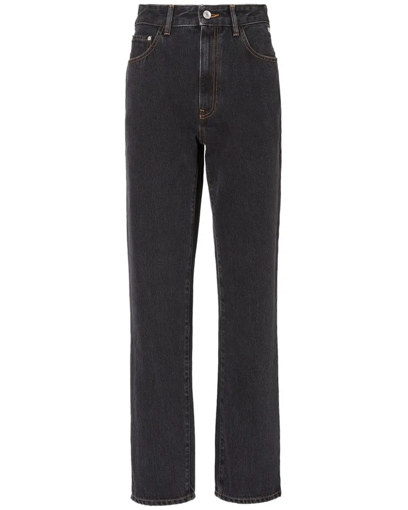GCDS Choker Jeans mit Strass - Schwarz Schwarz