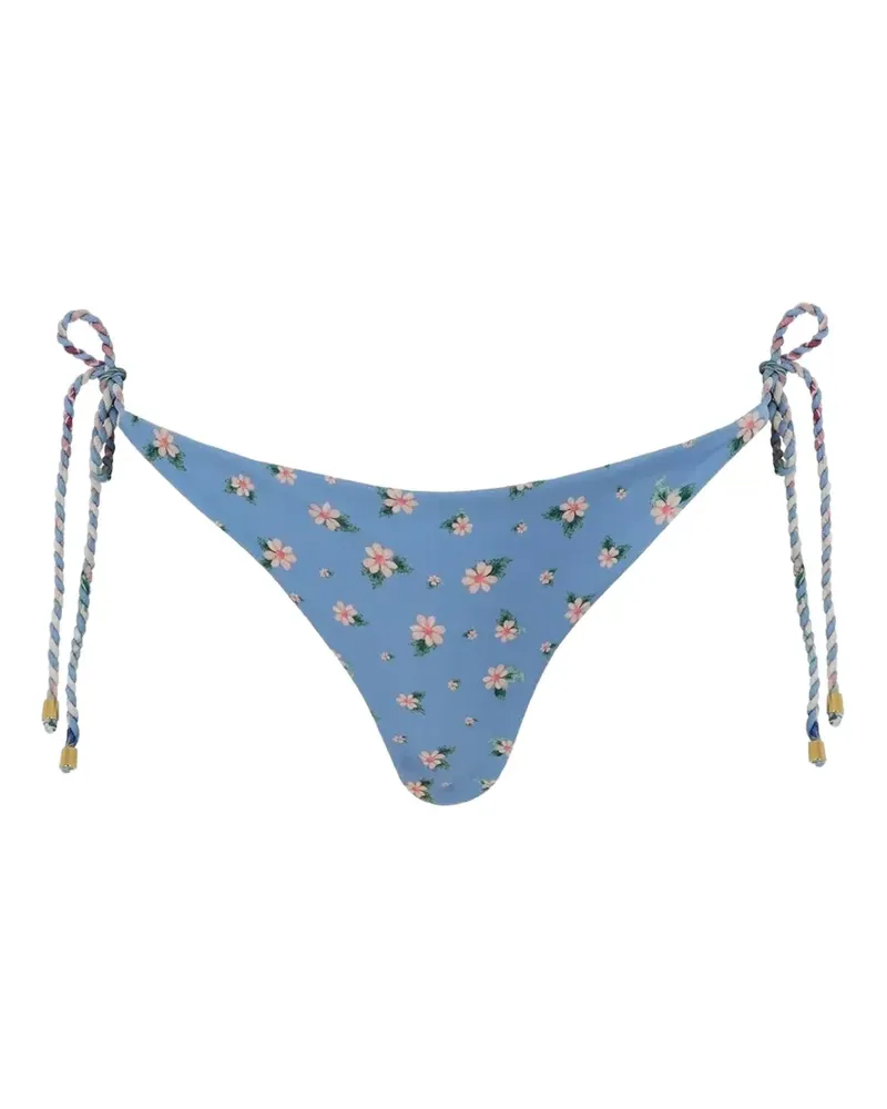 AGUA BENDITA Wendbares Tammy Bikinihöschen mit Print - Weiß Weiß