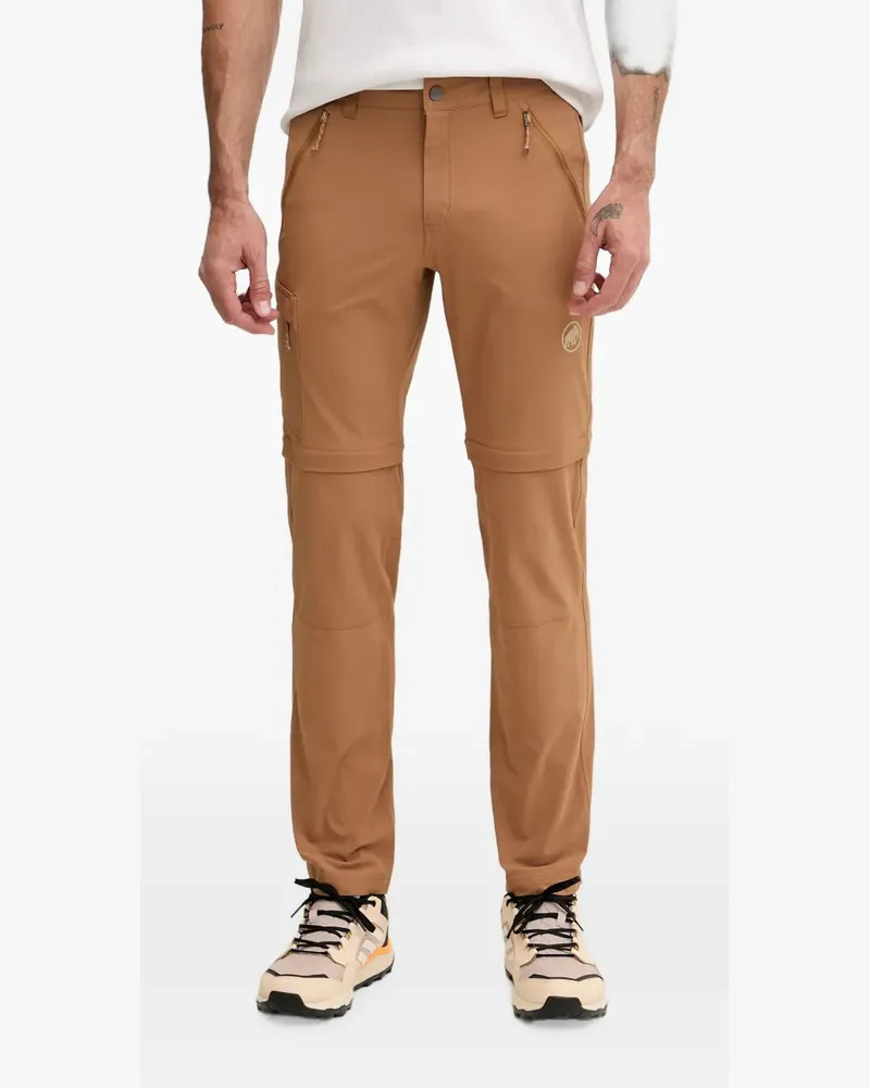 Mammut Runbold IV zip-off cargo pants - Braun Braun