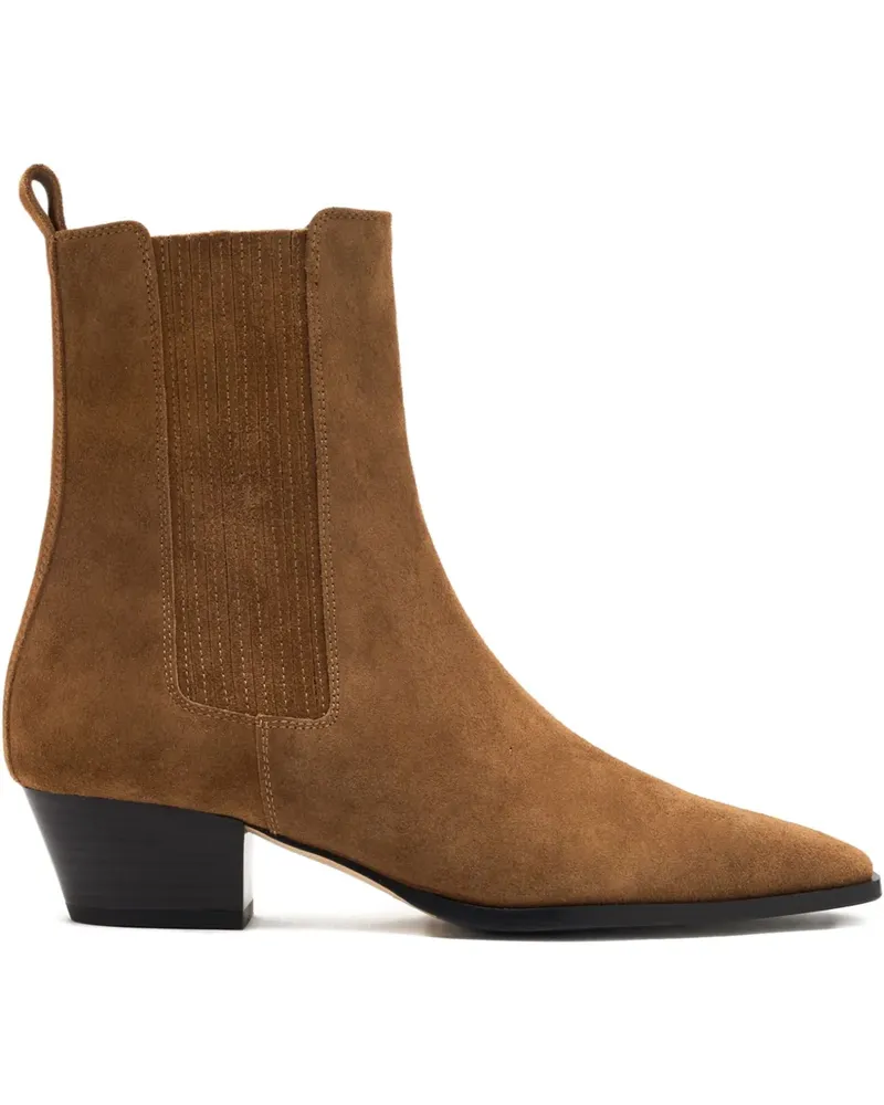 aeyde Stiefel aus Wildleder 40mm - Braun Braun