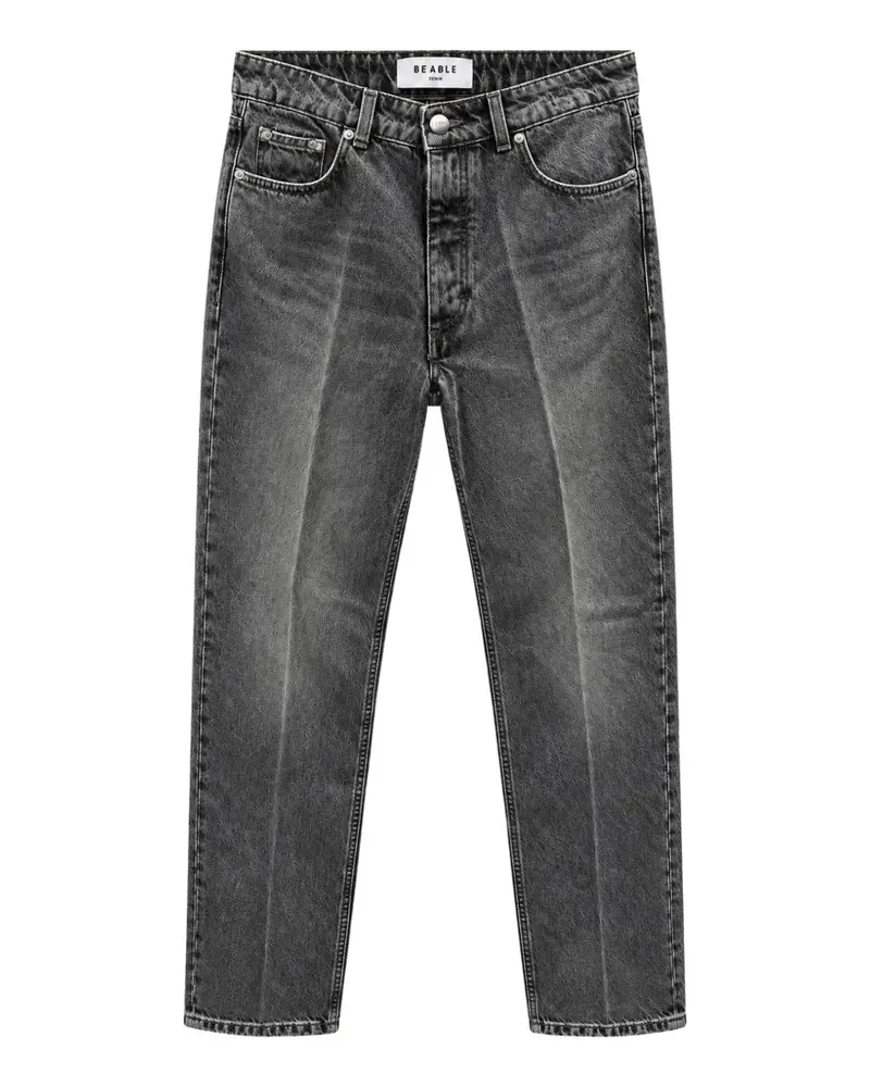 Be Able Ronny washed-effect jeans - Schwarz Schwarz