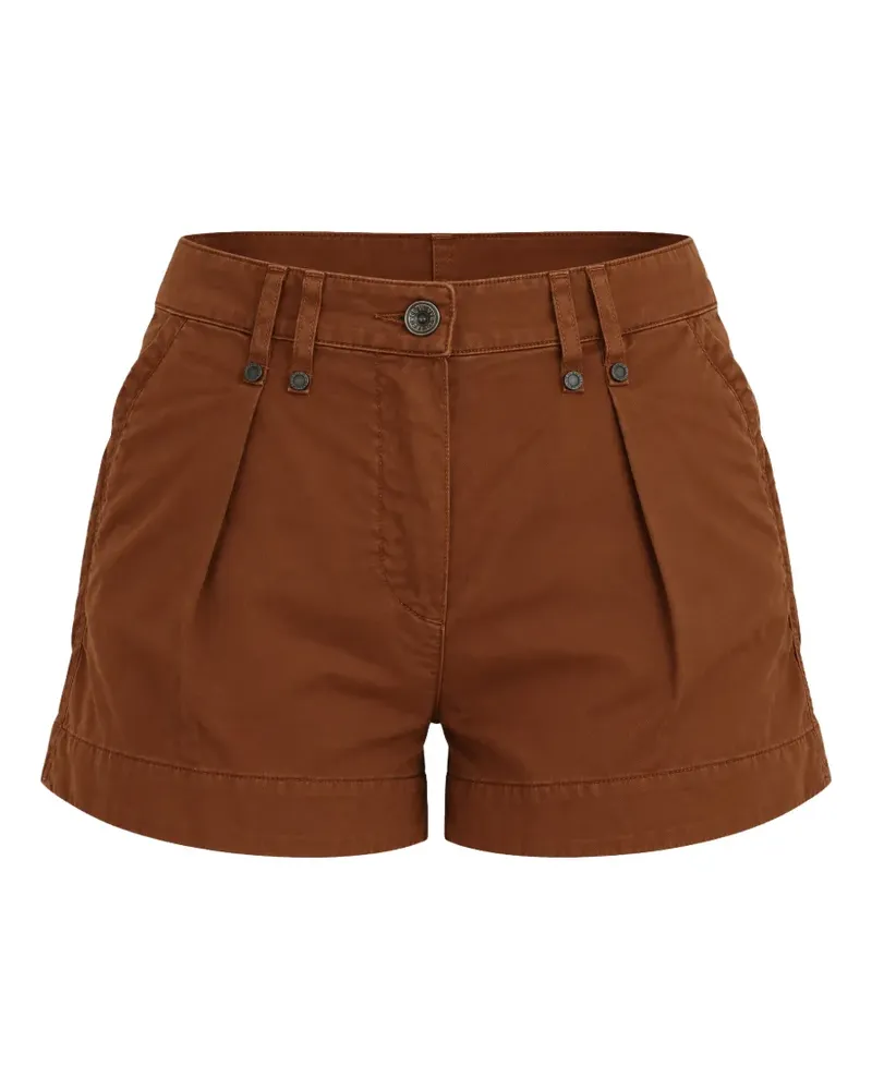 Plein Sud Cargo-Shorts mit Falten - Braun Braun