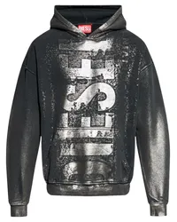 Diesel S-Boxt-Hood-Q6 Hoodie Schwarz