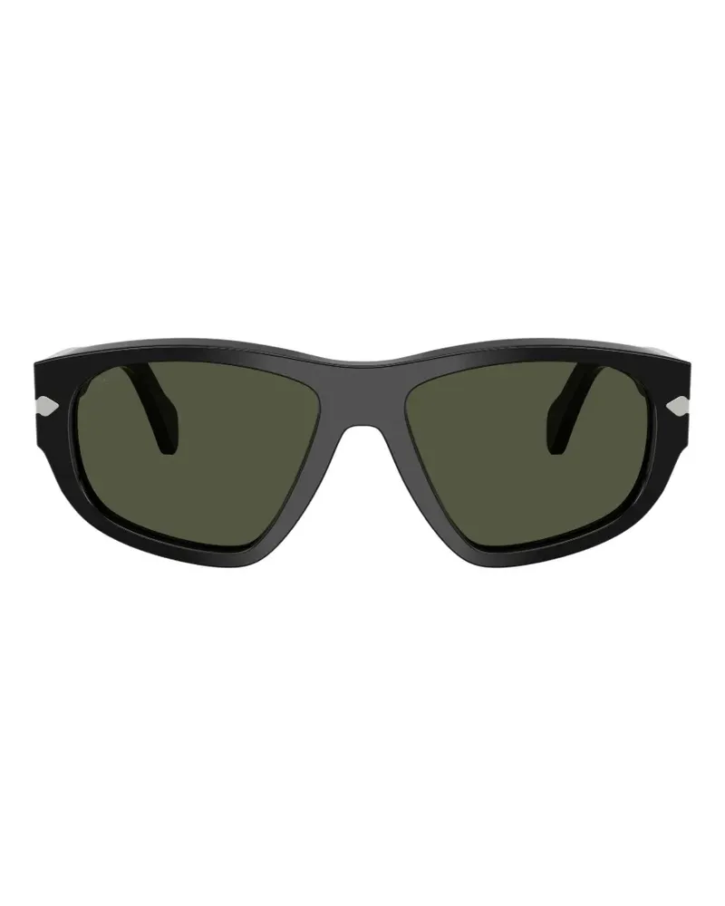 Persol browline sunglasses - Schwarz Schwarz
