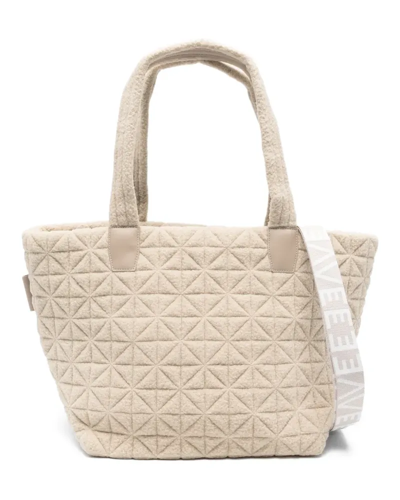 VeeCollective Gesteppte Handtasche - Nude Nude