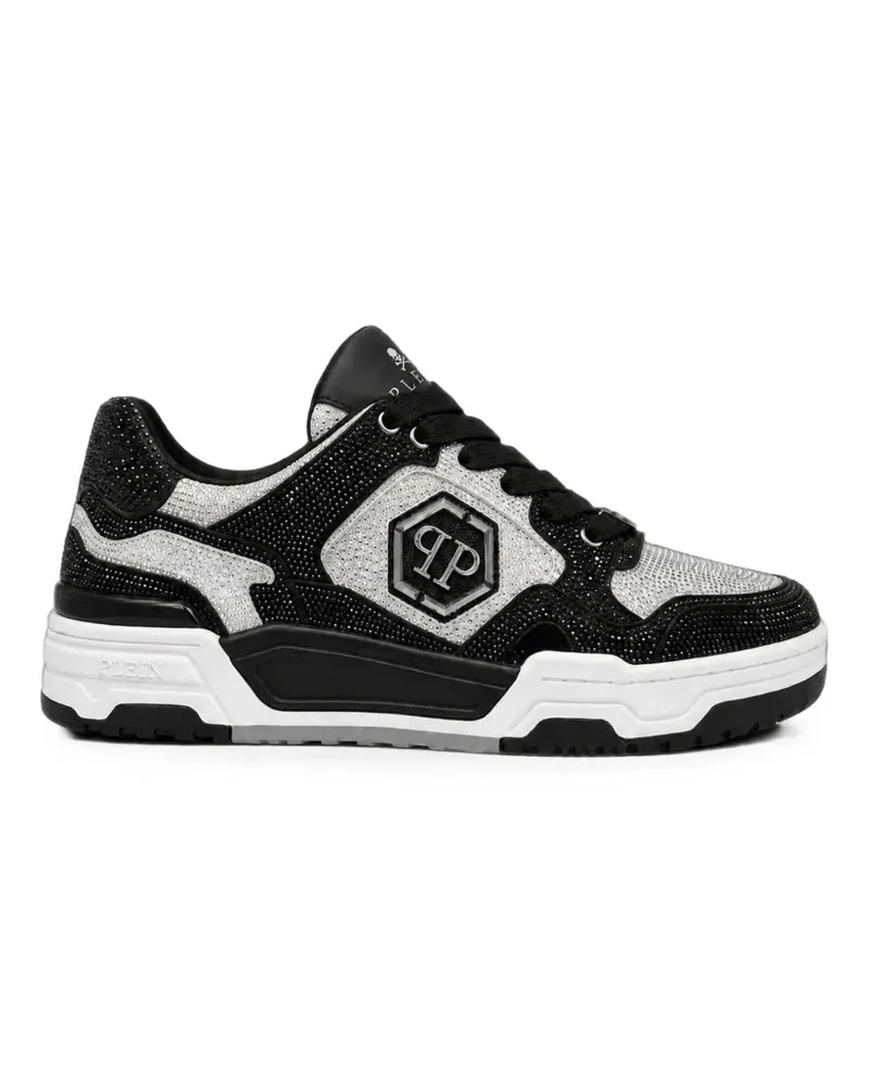 Philipp Plein Predator V2 Strass Sneakers - Schwarz Schwarz