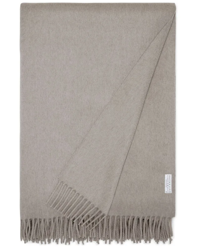Decke aus Kaschmir 200cm x 150cm - Nude