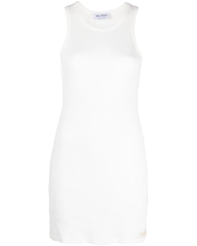 ATTICO Geripptes Tanktop - Weiß Weiß