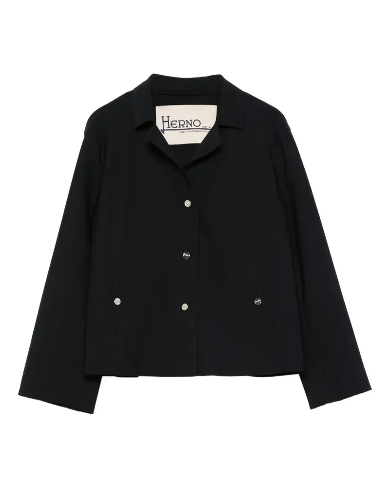 Herno buttonned jacket - Schwarz Schwarz