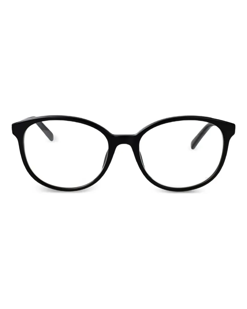 Gucci Brille mit rundem Gestell - Schwarz Schwarz
