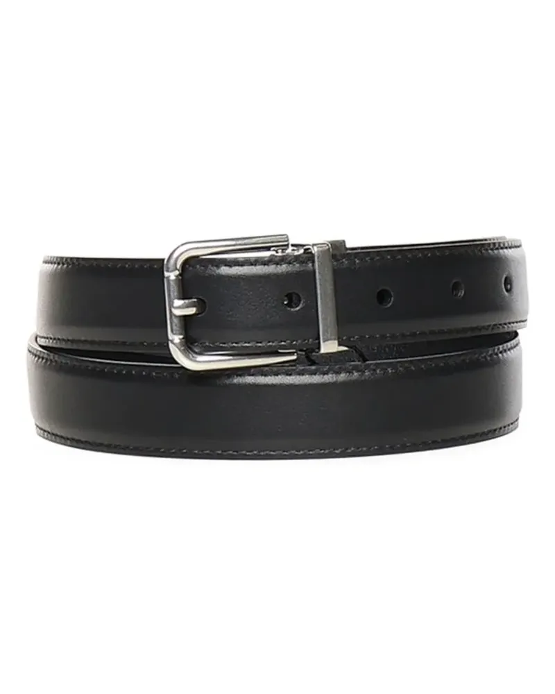 Dolce & Gabbana logo-lettering belt - Schwarz Schwarz