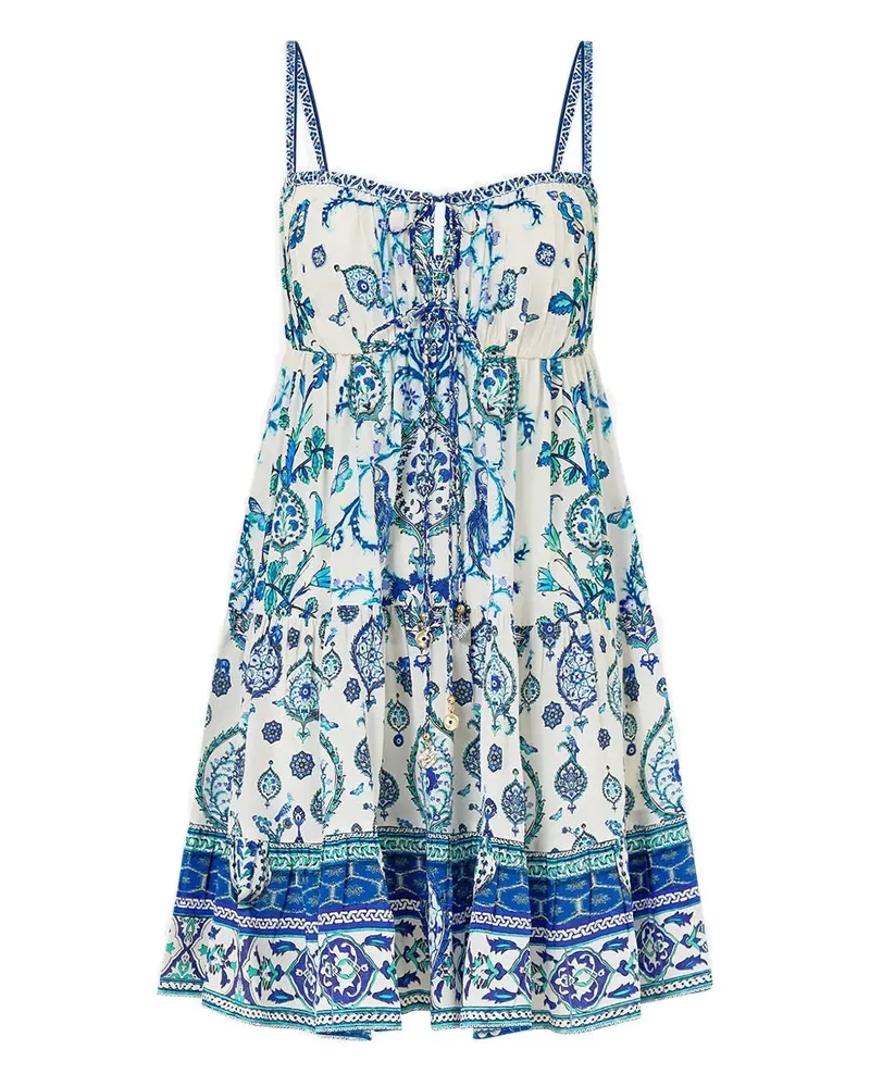 Camilla Isnik Lullaby Kleid - Weiß Weiß