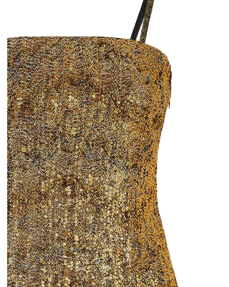 Missoni Minikleid mit Pailletten - Gold Gold