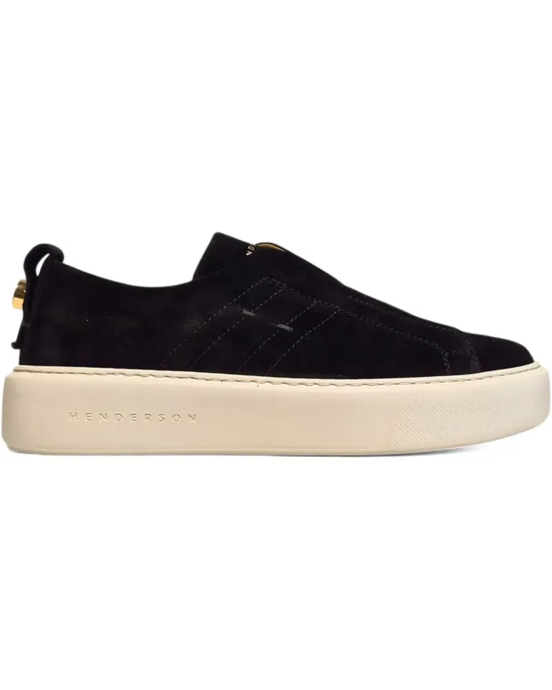 Henderson Slip-On-Sneakers aus Wildleder - Schwarz Schwarz