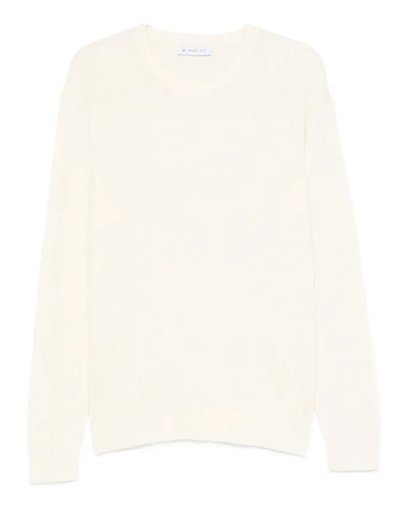 Manuel Ritz crew-neck merino-wool sweater - Nude Nude