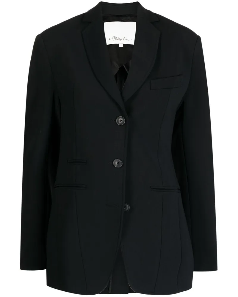 3.1 phillip lim Einreihiger Blazer Schwarz