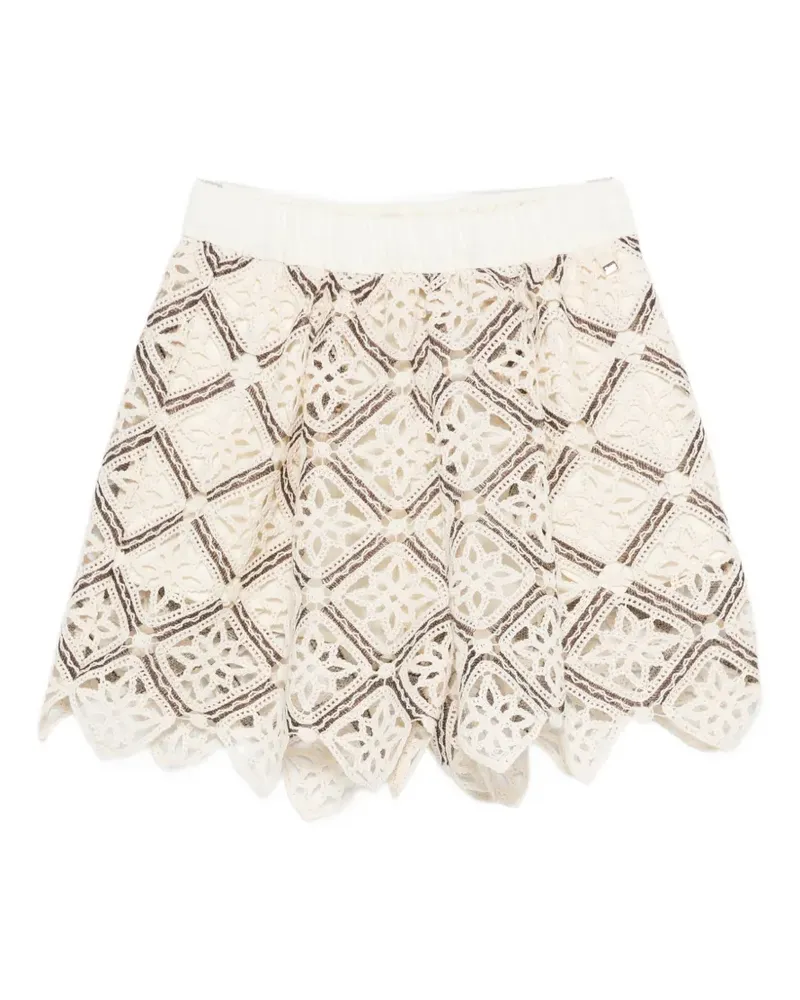 Herno elastic-waistband shorts - Nude Nude