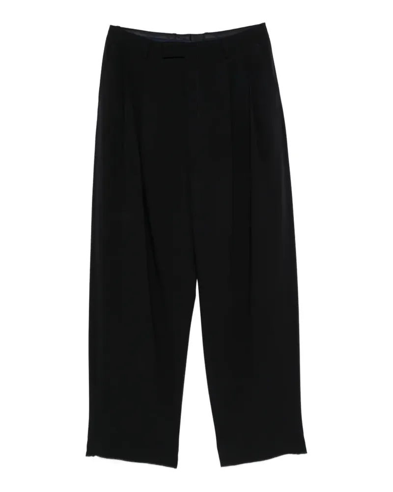 Giorgio Armani pleated wide-leg trousers - Blau Blau