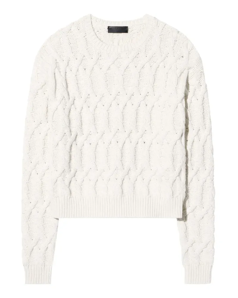 Nili Lotan Miklos Pullover mit Zopfmuster - Nude Nude