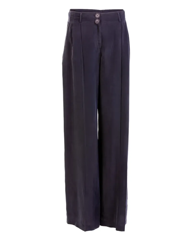 Silvia Tcherassi Opal pleated trousers - Blau Blau