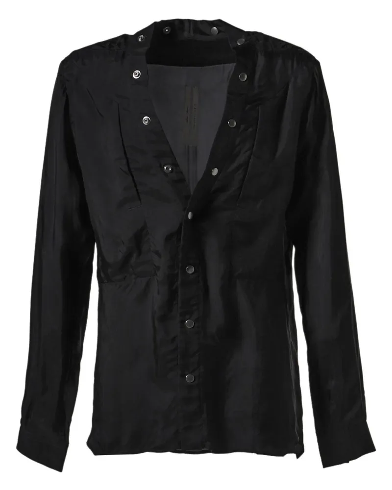 Rick Owens Larry Hemd - Schwarz Schwarz