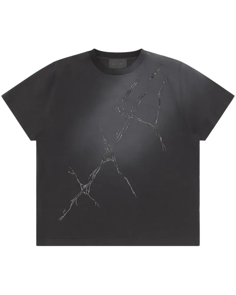 Heliot Emil Fluxus T-Shirt - Schwarz Schwarz