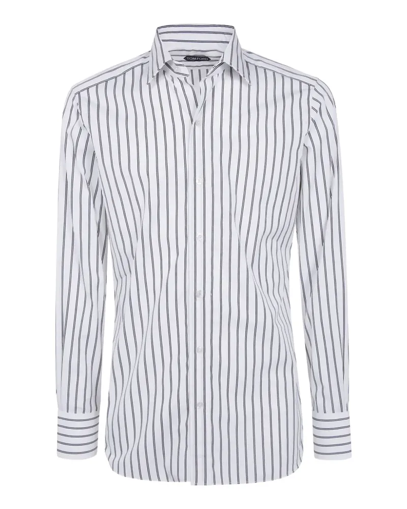 Tom Ford striped shirt - Weiß Weiß