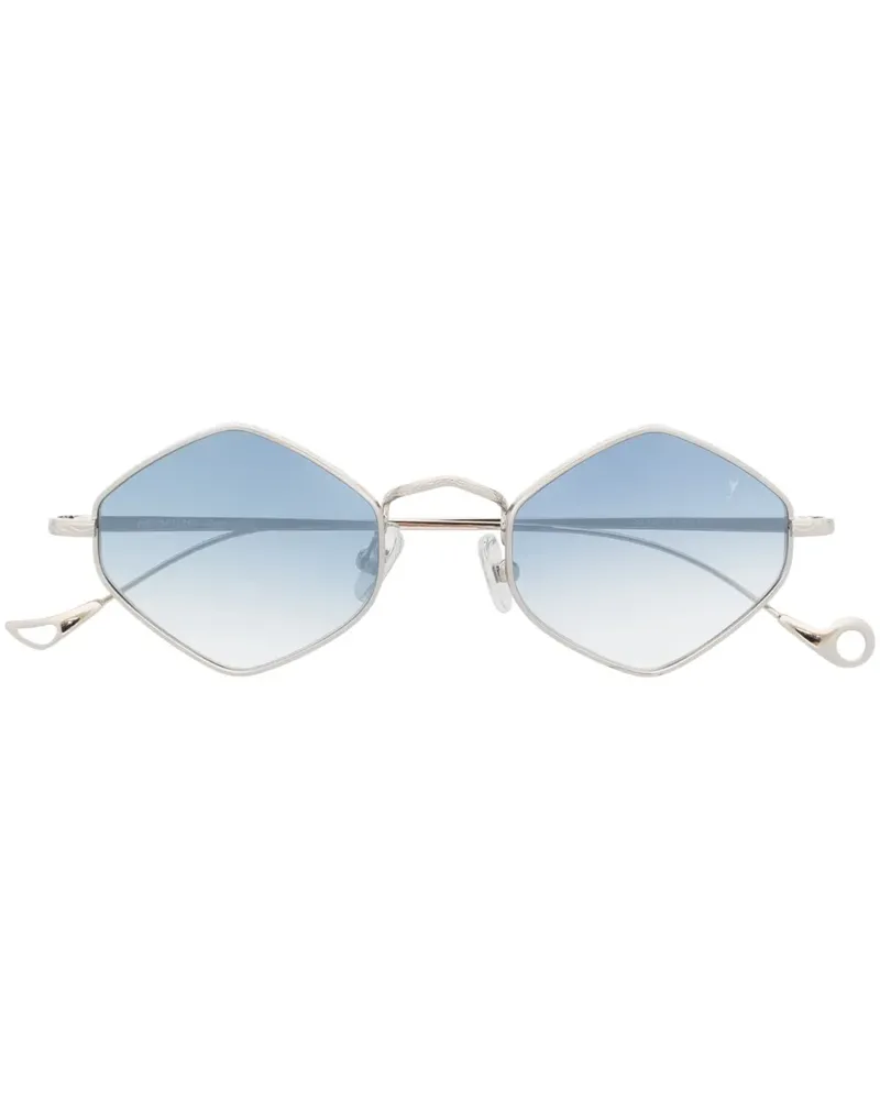 Eyepetizer Sonnenbrille mit geometrischem Gestell - Silber Silber