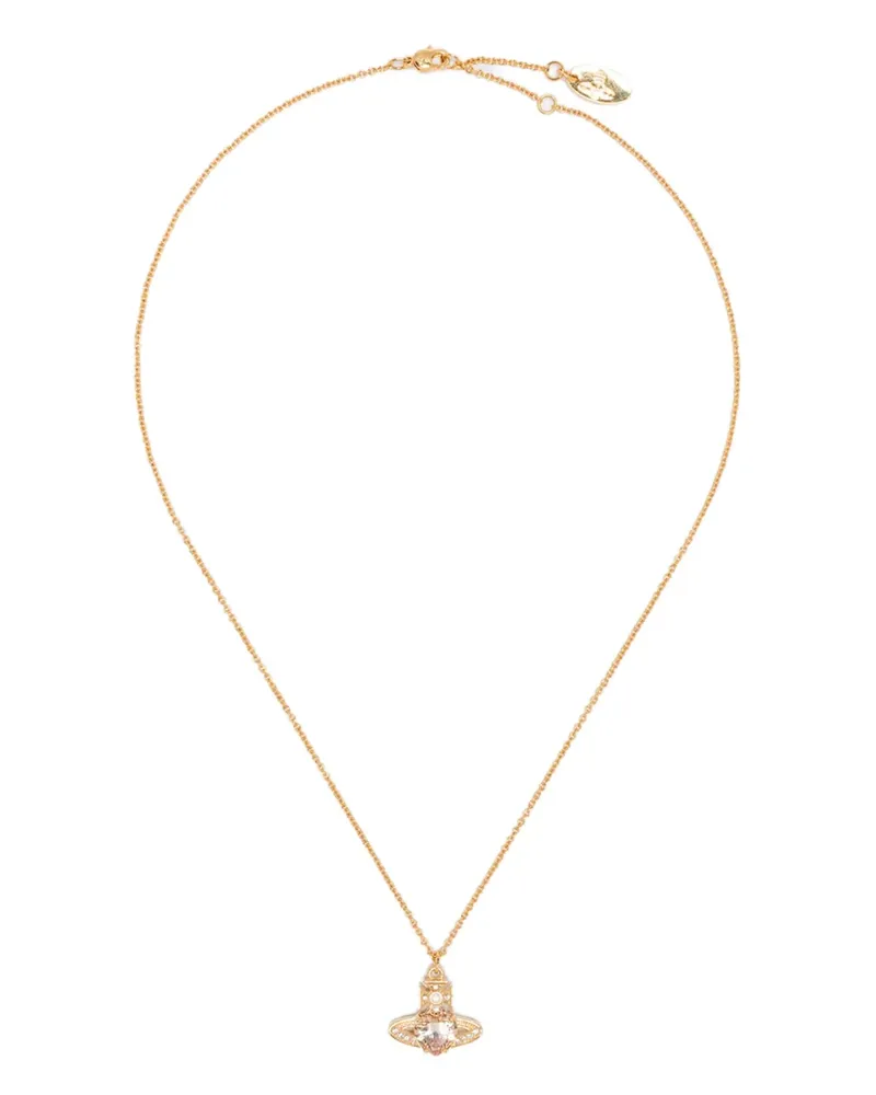 Vivienne Westwood Ariella Orb Halskette mit Kristallen - Gold Gold