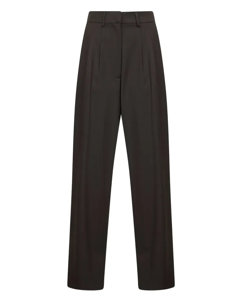 PT TORINO pleated trousers - Braun Braun