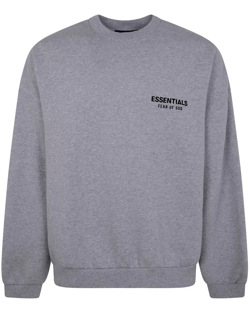 Fear of God Sweatshirt mit vorstehendem Logo - Grau Grau