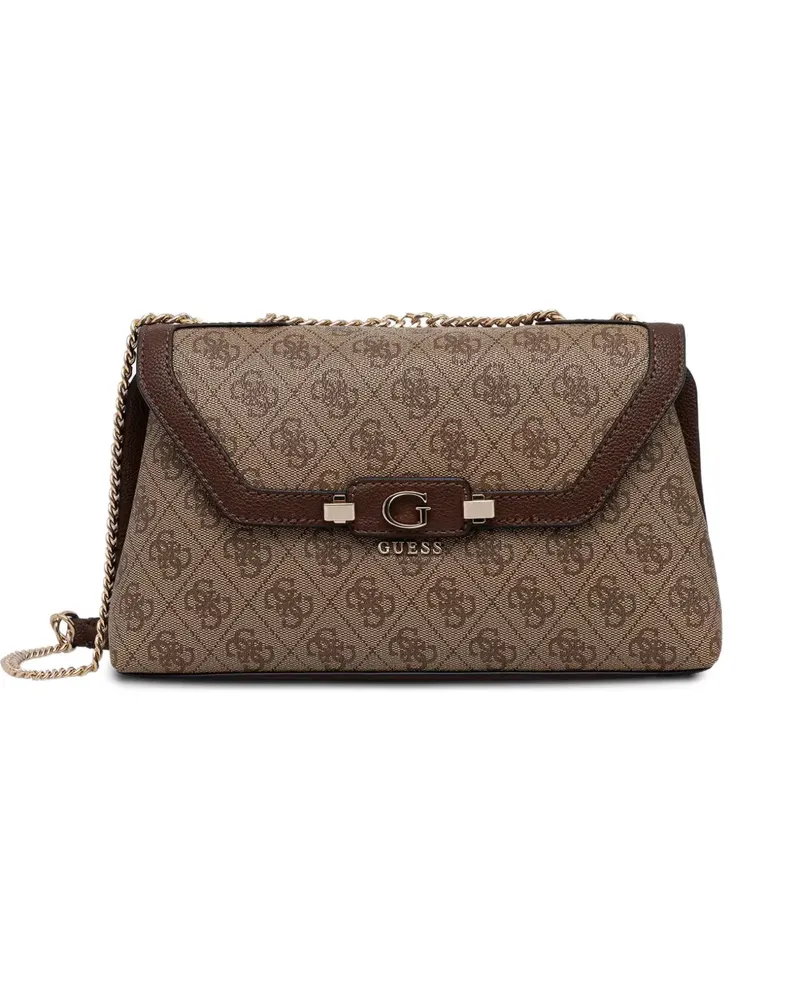 Guess Lindsey Schultertasche - Braun Braun